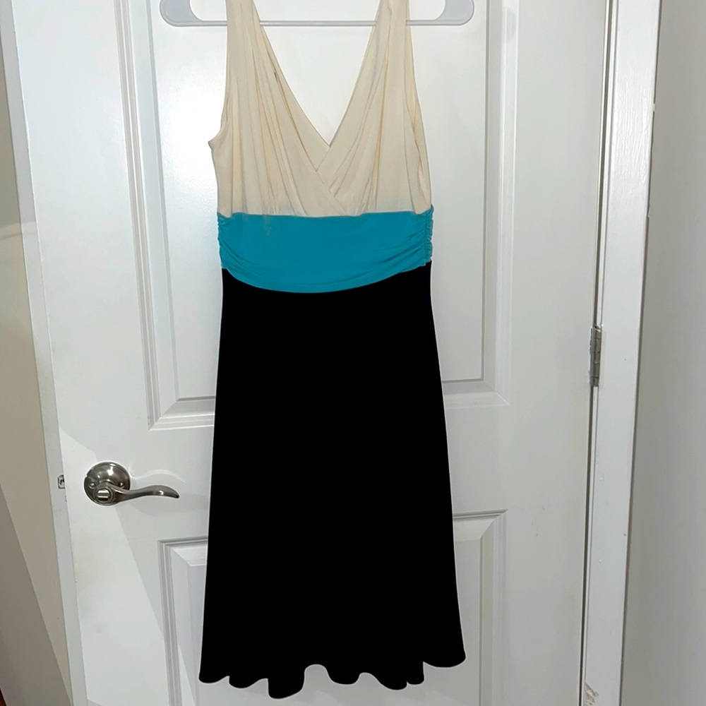 London times tri color dress